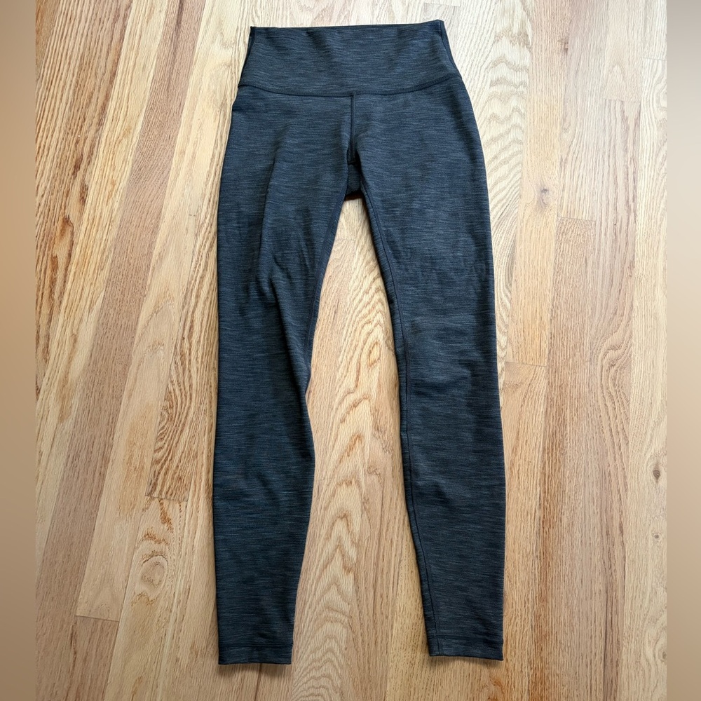 Lululemon Charcoal align or the wunder under leggings size 4